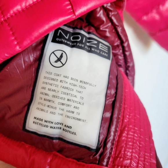 NEW Noize Rosa Puffer Coat Roseberry Size Small - Picture 8 of 11